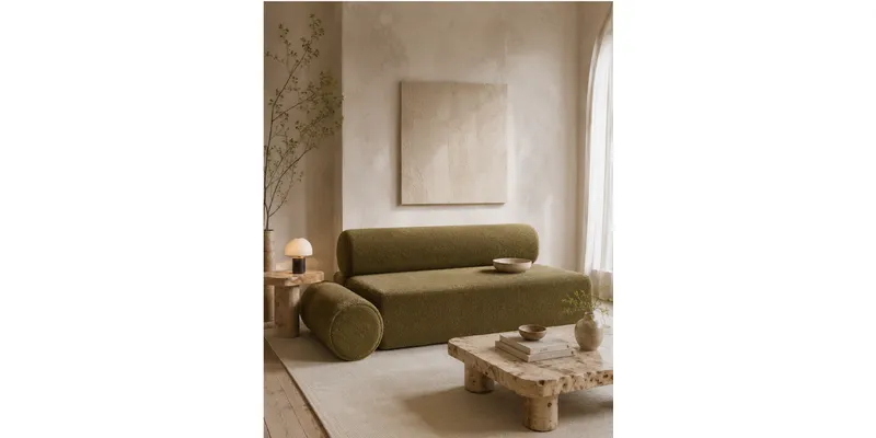 Add tactile textures to the living room
